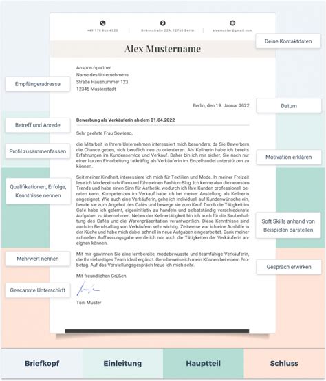 bewerbungsschreiben quereinsteiger muster